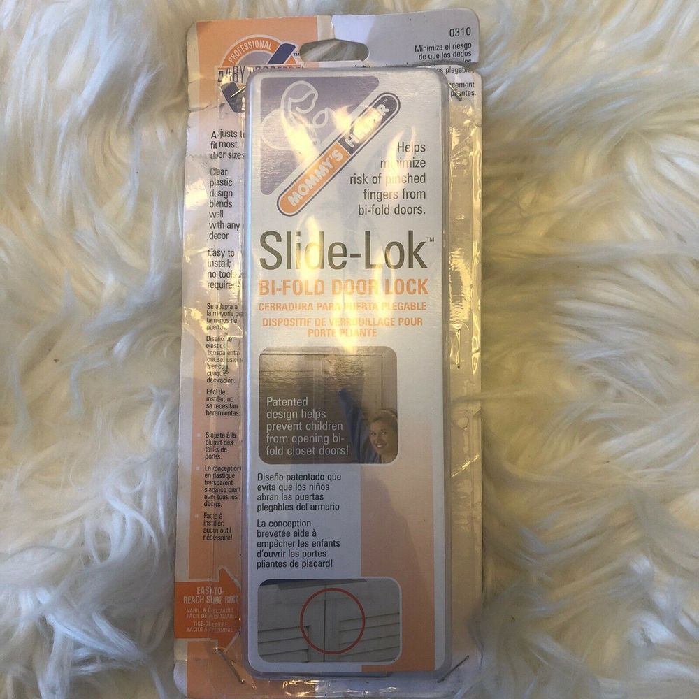Mommy's Helper Slide-Lok  Bi-Fold Door Lock